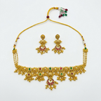 Antique Gold-Finish Choker Set