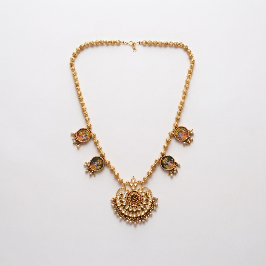 Pichwai Artistry Necklace