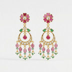 Royal Meenakari  Stone Choker Set