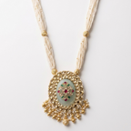 Multi-Strand Pearl Pendant Necklace