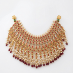 Ruby & Pearl Statement Necklace