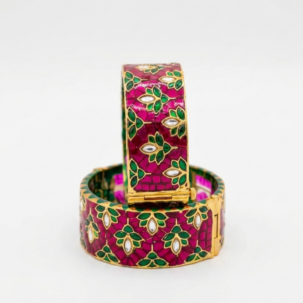 Meenakari Artistry Kada