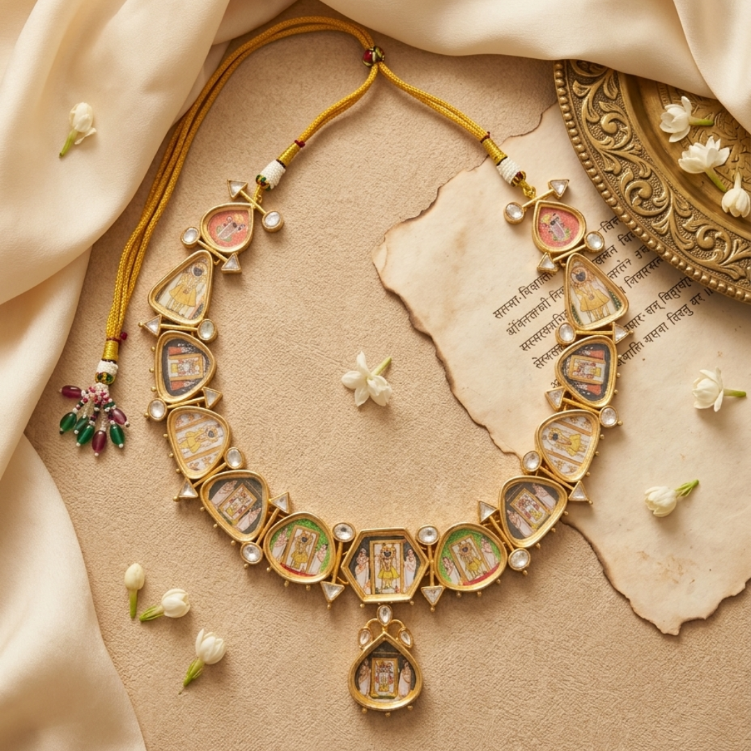 Divine Shreenathji Heritage Necklace