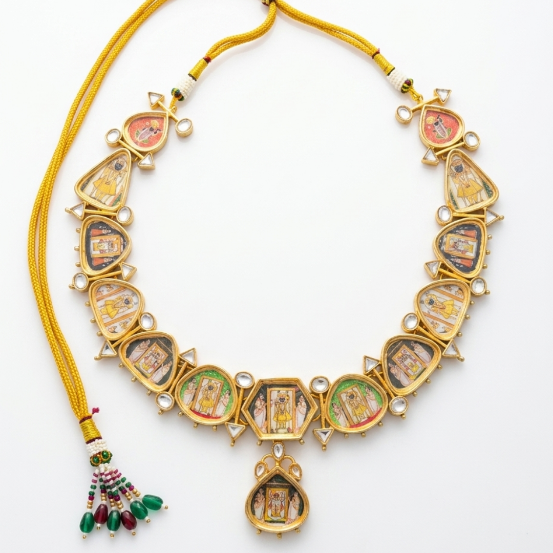 Divine Shreenathji Heritage Necklace