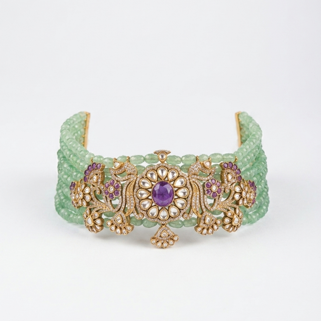 Graceful Traditional Bead Choker
