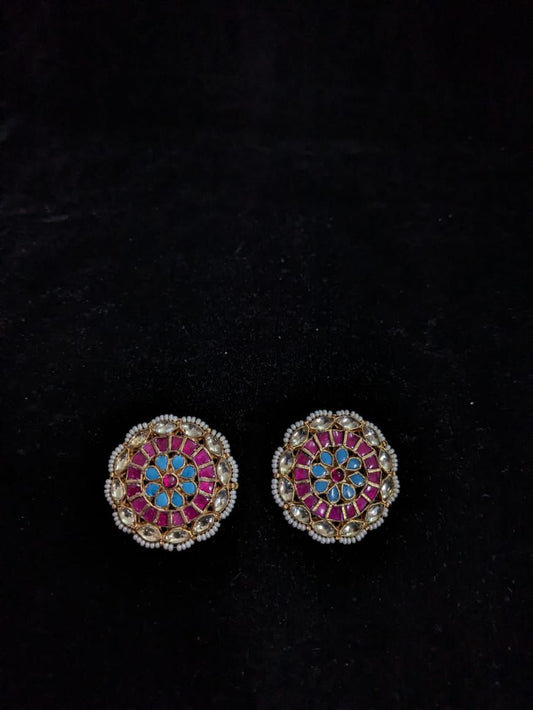 "Radiant Floral Studs"