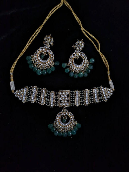 "Emerald Empress Choker Set"