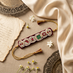 Velvet Gemstone Statement Choker
