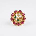 Floral Halo Statement Ring
