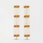 Ruby Multi-Strand Pearl Bracelet