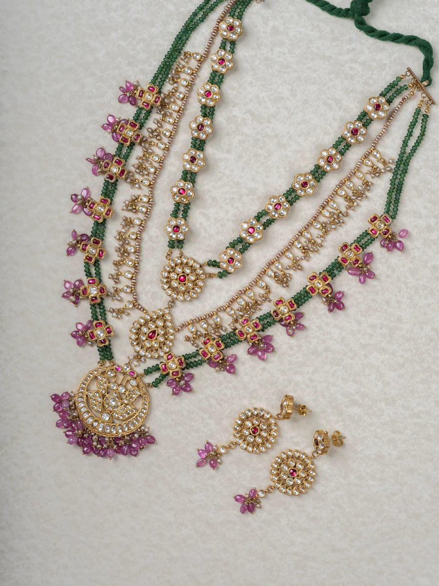 Padmavati Ruby Raani Haar Set